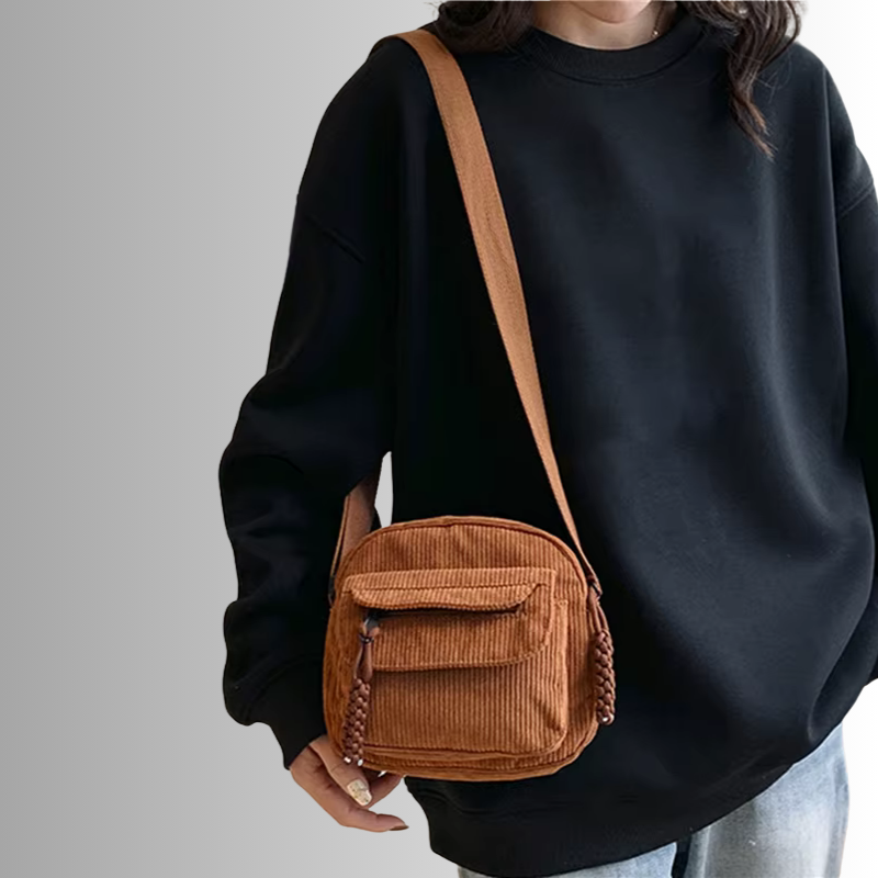 W&W Mode | Kompakte Cord Tasche Mit Elegantem Design