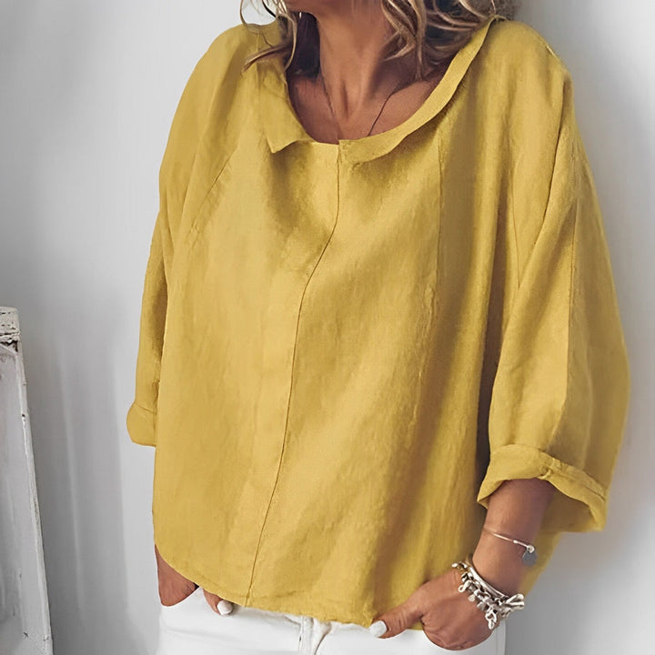 W&W Mode | Bluse Mit Umgeschlagenem Kragen