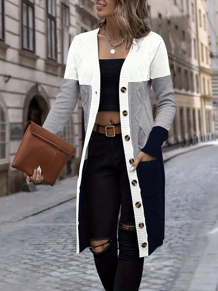 W&W Mode | Vielseitige Strickjacke mit langen Ärmeln