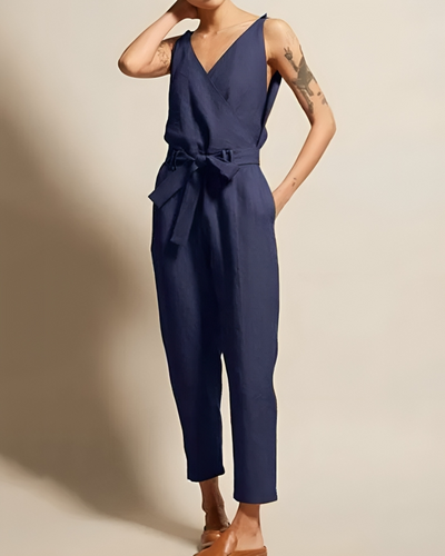 Damen Leinen-Overall