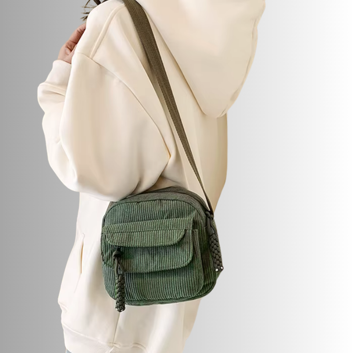 W&W Mode | Kompakte Cord Tasche Mit Elegantem Design