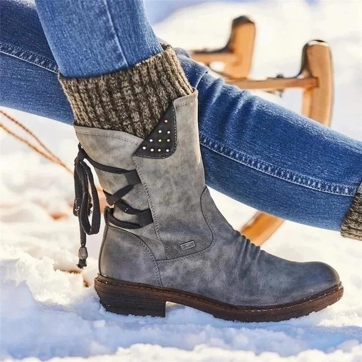 W&W Mode |  Wasserdichte Stiefel mit Reißverschluss