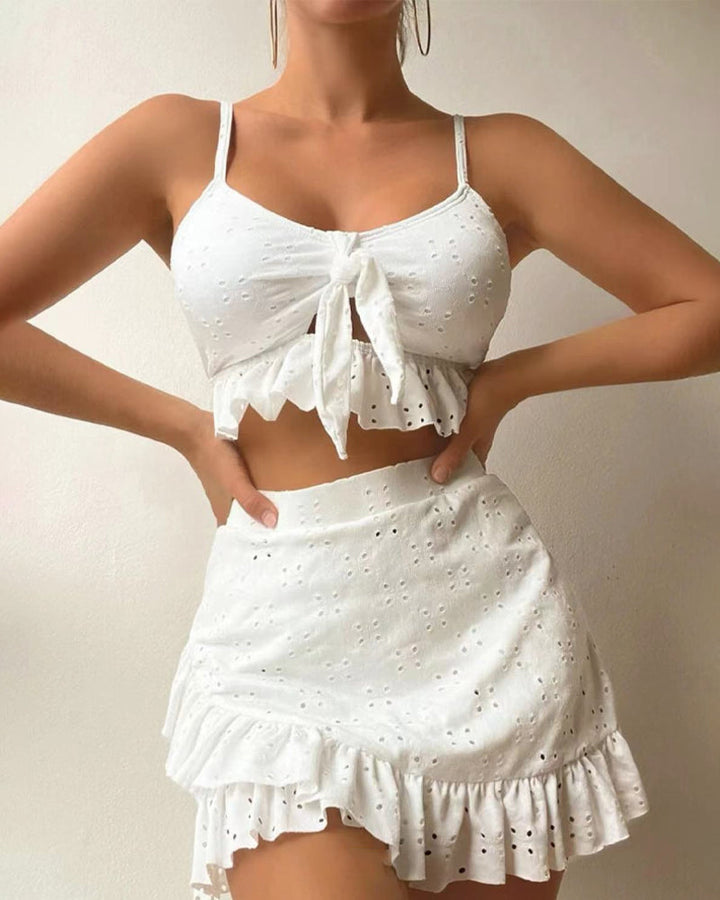 W&W Mode Bikini-Set mit Rock