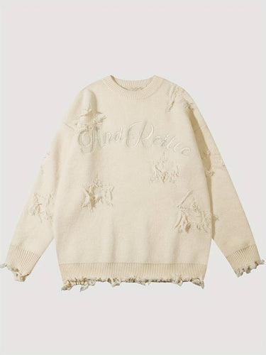 W&W Mode - Damen verwaschenes Streetwear Sweatshirt