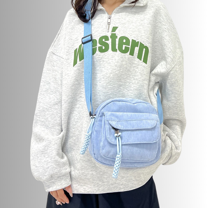 W&W Mode | Kompakte Cord Tasche Mit Elegantem Design