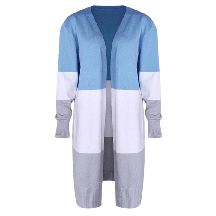 W&W Mode | Strickjacke mit Farbblock und offener Front