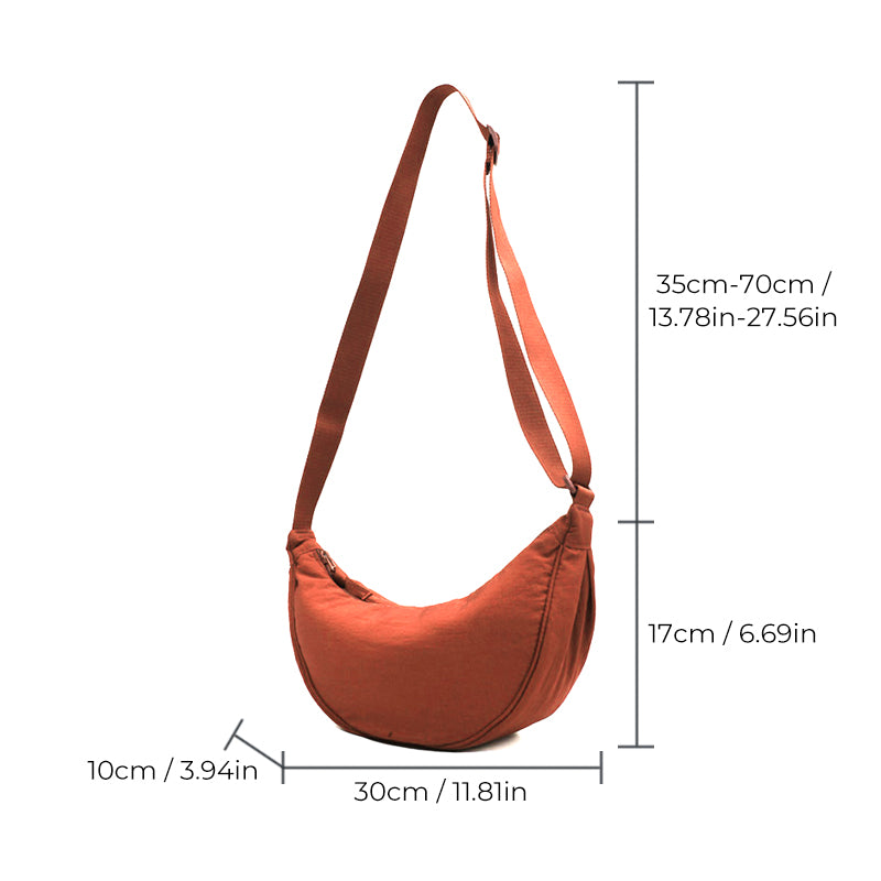Halbmond-Crossbody-Tasche