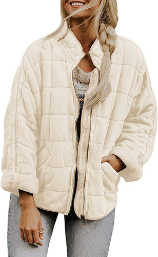 W&W Mode | Lockere Jacke Aus Dicker Baumwolle