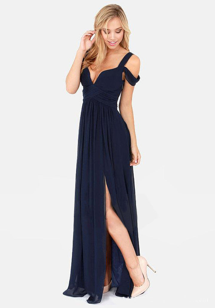 W&W Mode | Langes Elegantes Griechisches Faltenkleid