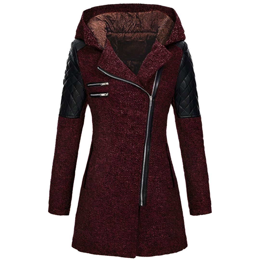 W&W Mode | Winterlicher Woll|Trenchcoat Mit Kapuze