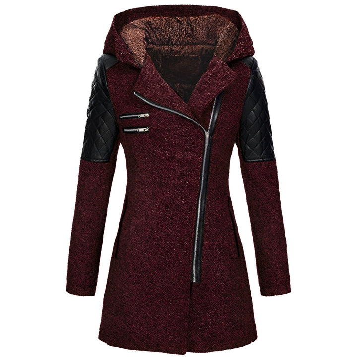 W&W Mode | Winterlicher Woll|Trenchcoat Mit Kapuze