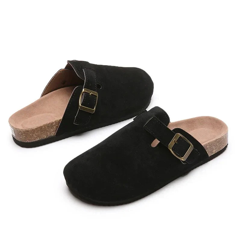W&W Mode | Orthopädische Leder Pantoffeln