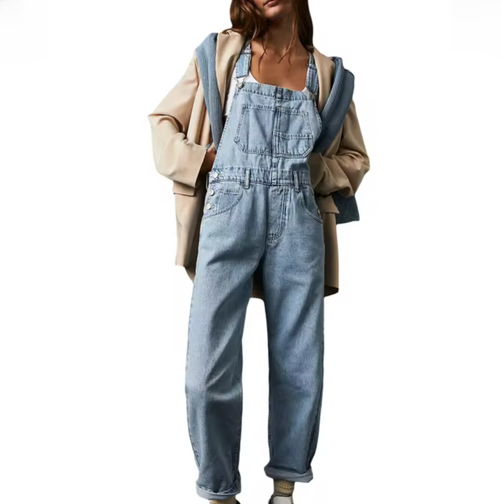 W&W Mode | Lockerer Jeans-Overall