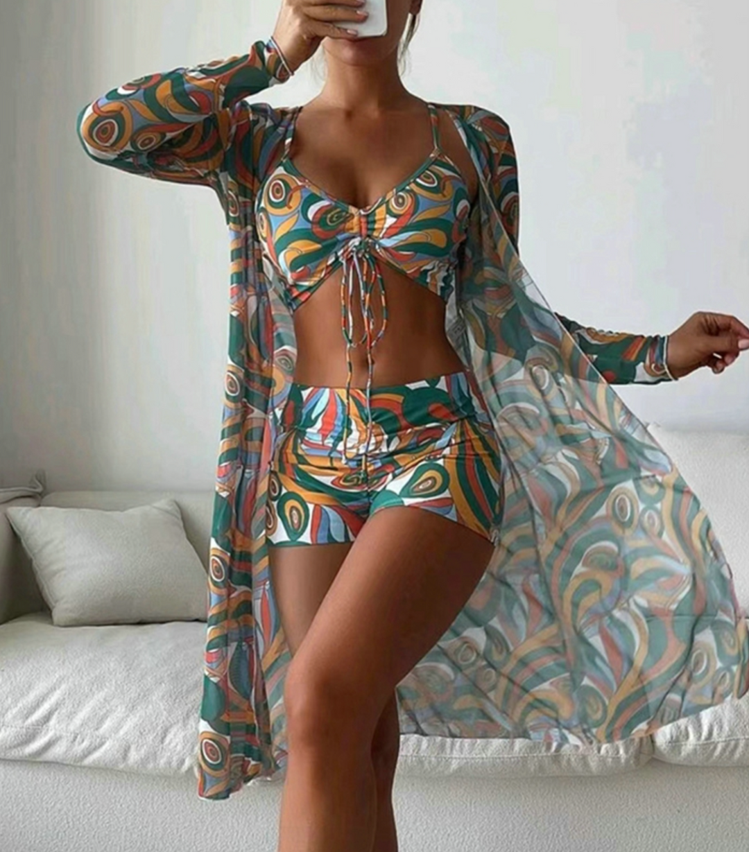 W&W Mode teiliges Bikini-Set | Demi-Set