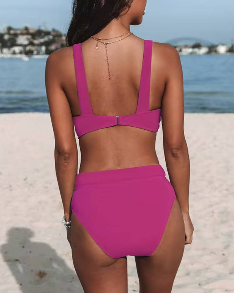 W&W Mode Bikinis mit hoher Taille