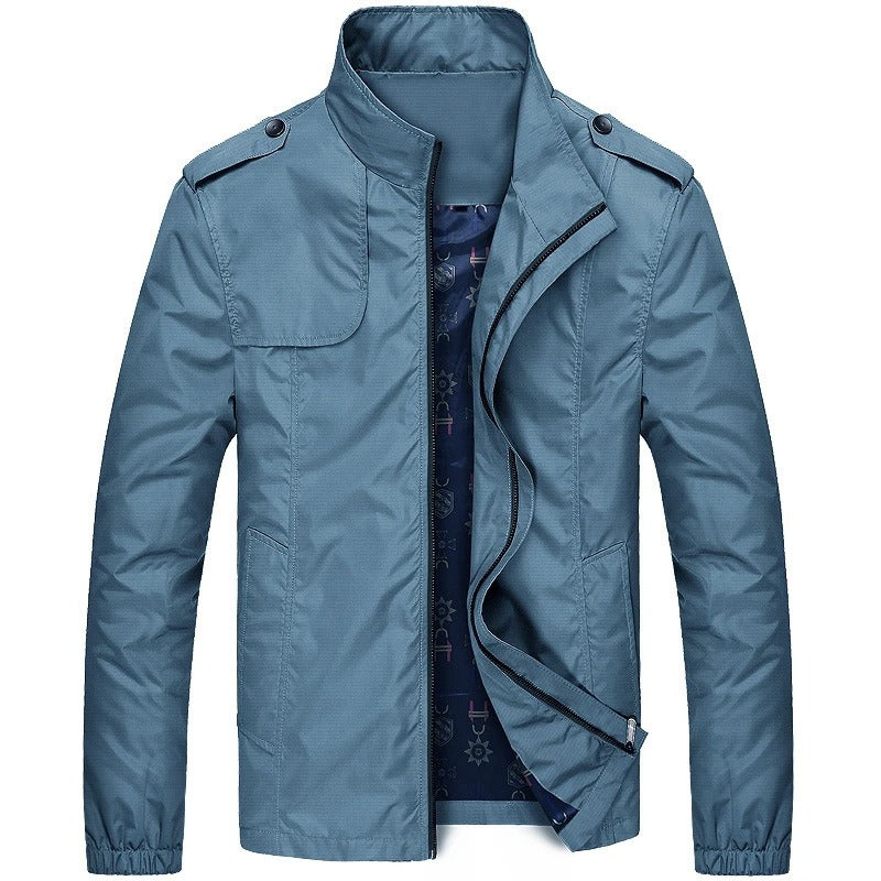 W&W Mode | Herren Jacke Cargo Sommerjacke Leichtes Design