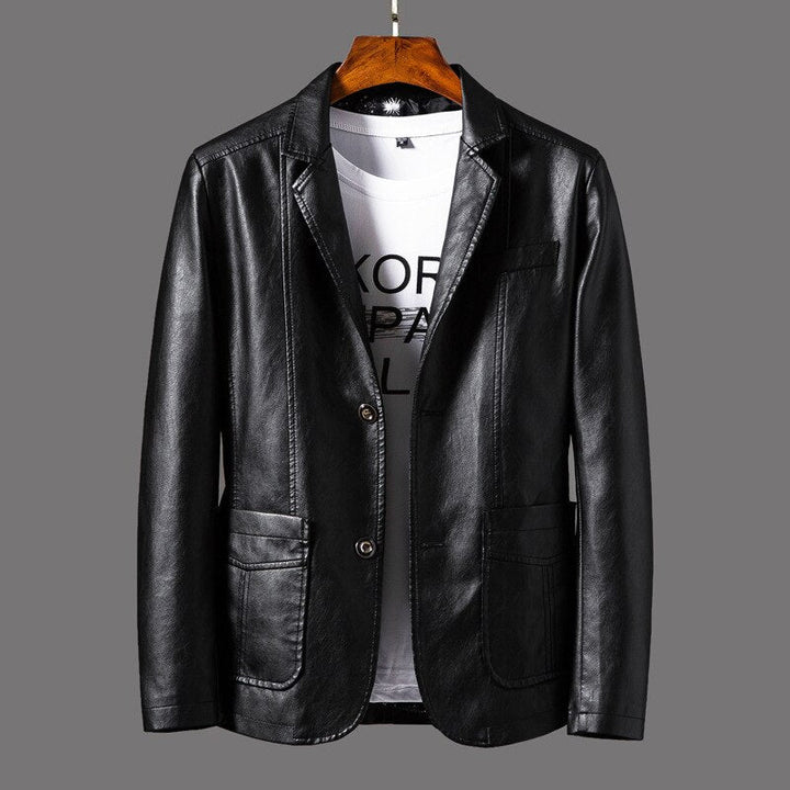 W&W Mode - Modische Leathet Jacke für Männer