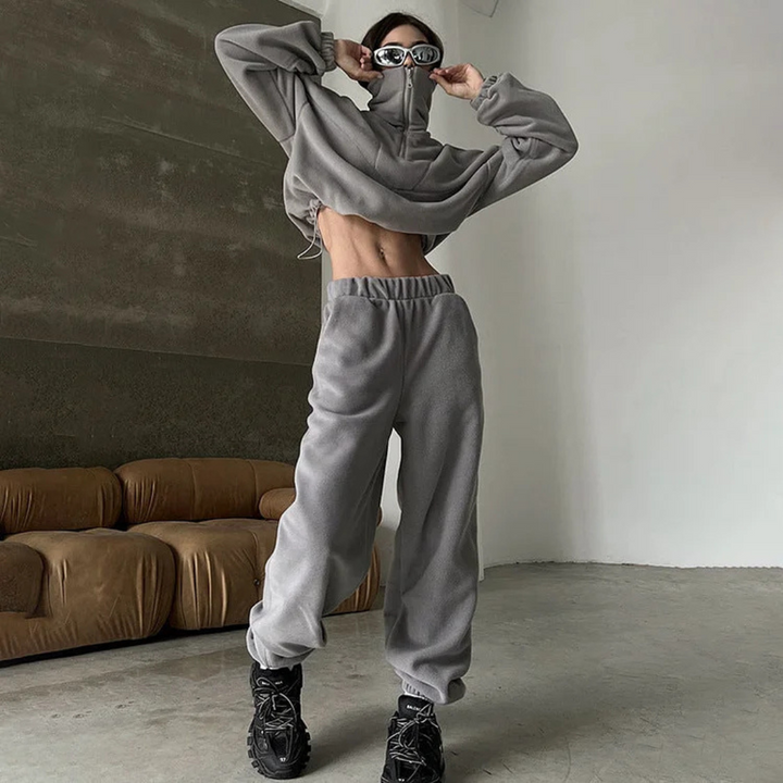 W&W Mode | Pullover mit Kragen für Frauen Warm