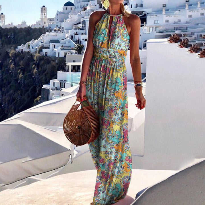 W&W Mode | Boho Maxikleid Mit Neckholder