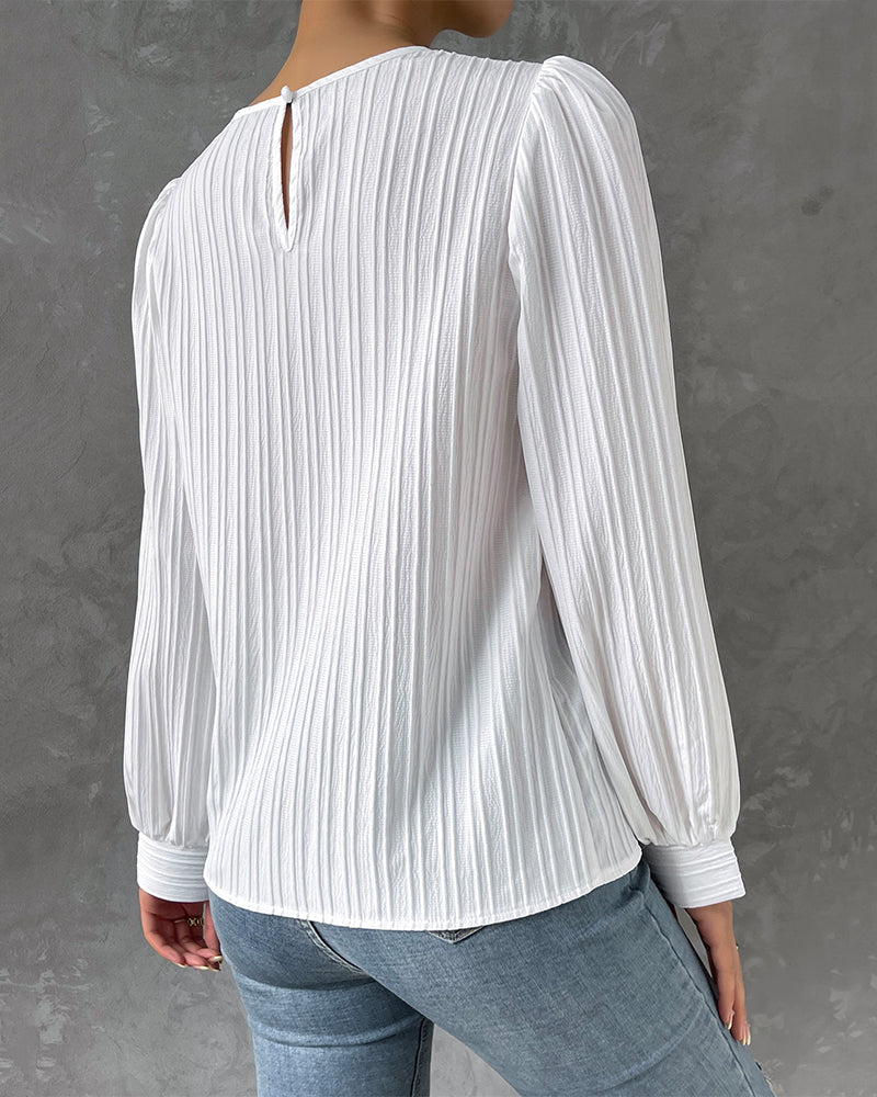 W&W Mode- Elegante Puffbluse