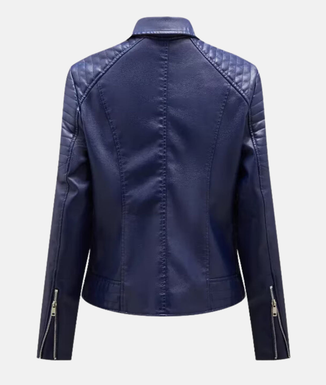 W&W Mode | Damen Lederjacke ohne Kapuze - Stilvolle Bikerjacke