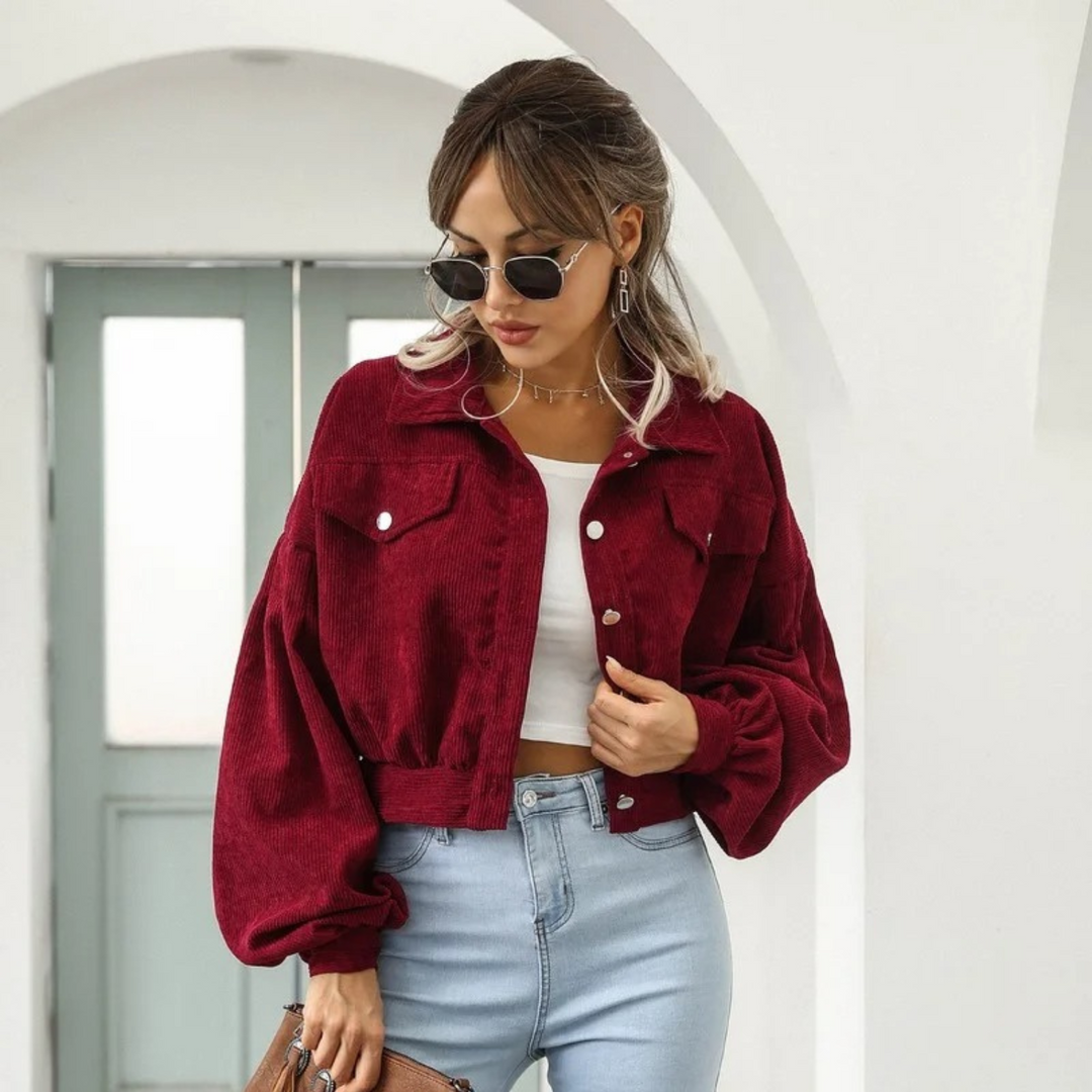 W&W Mode | Himmelblau Einfache Winddichte Damen Sommerjacke