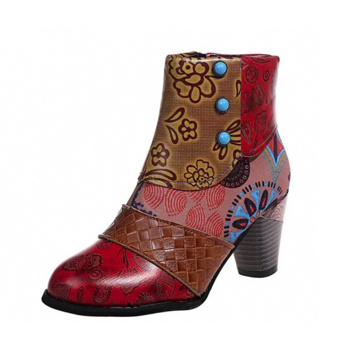 W&W Mode | Damen Wasserdichte Retro-Stiefel