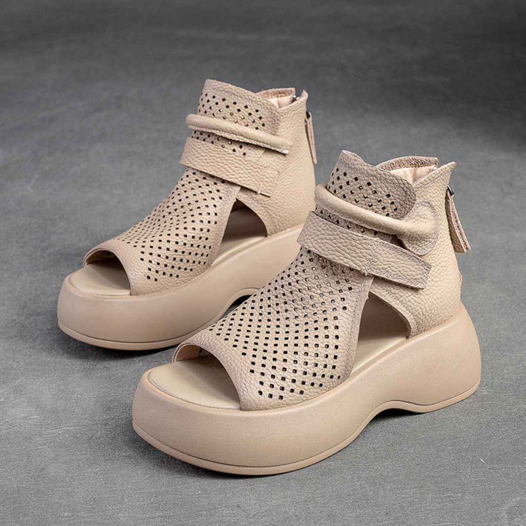 W&W Mode | Ledersandalen Für Orthopädische Bedürfnisse