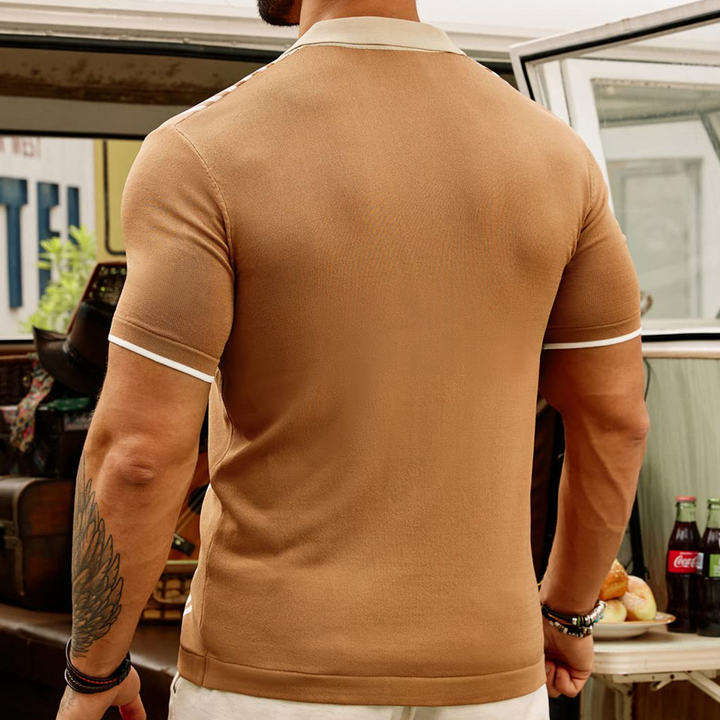 Elegantes Herrenpolo aus Baumwolle