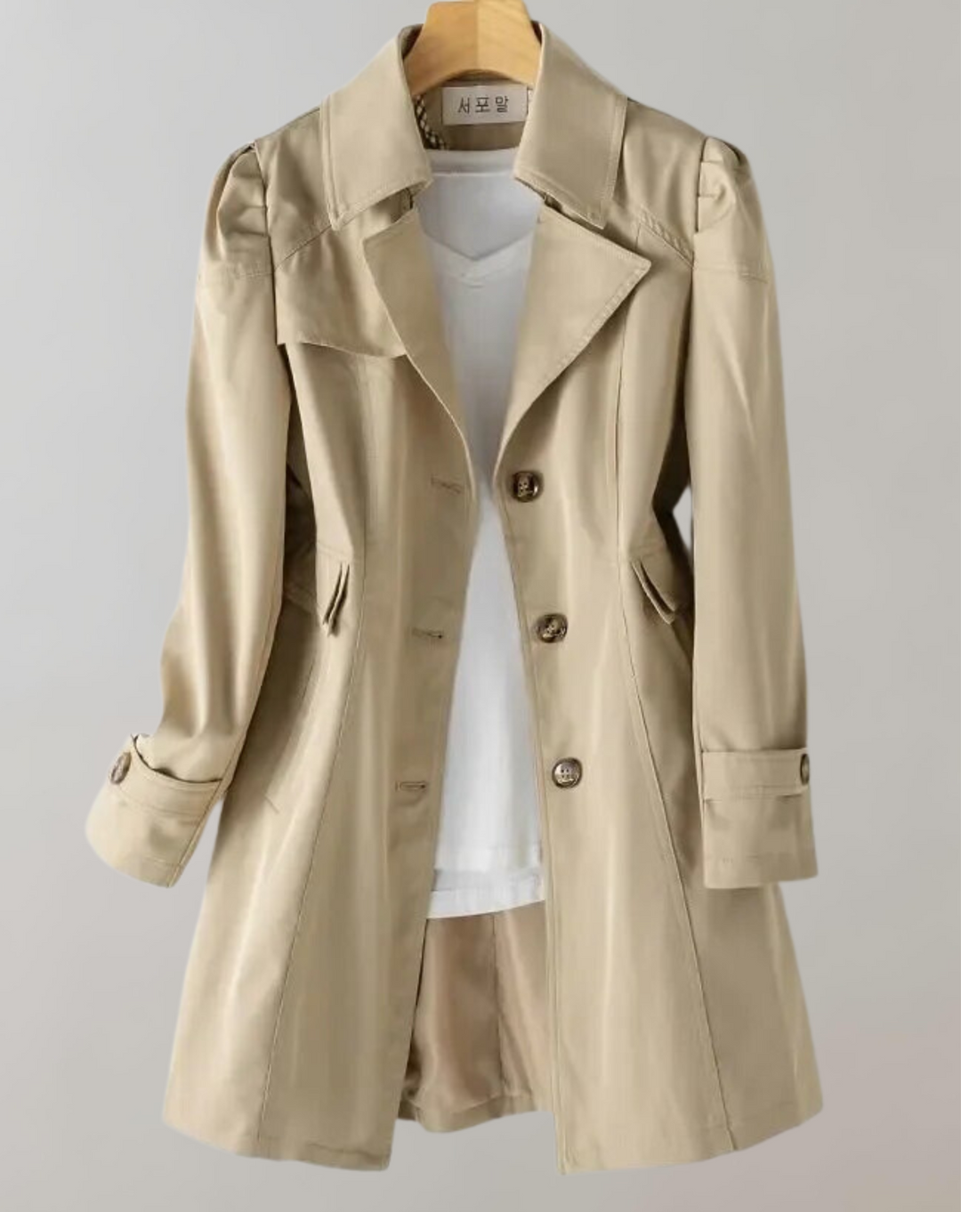 W&W Mode | Damen Einreihiger Trenchcoat