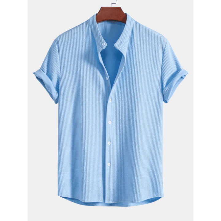 W&W Mode | Kurzärmlige Knopfleiste Bluse Lässig