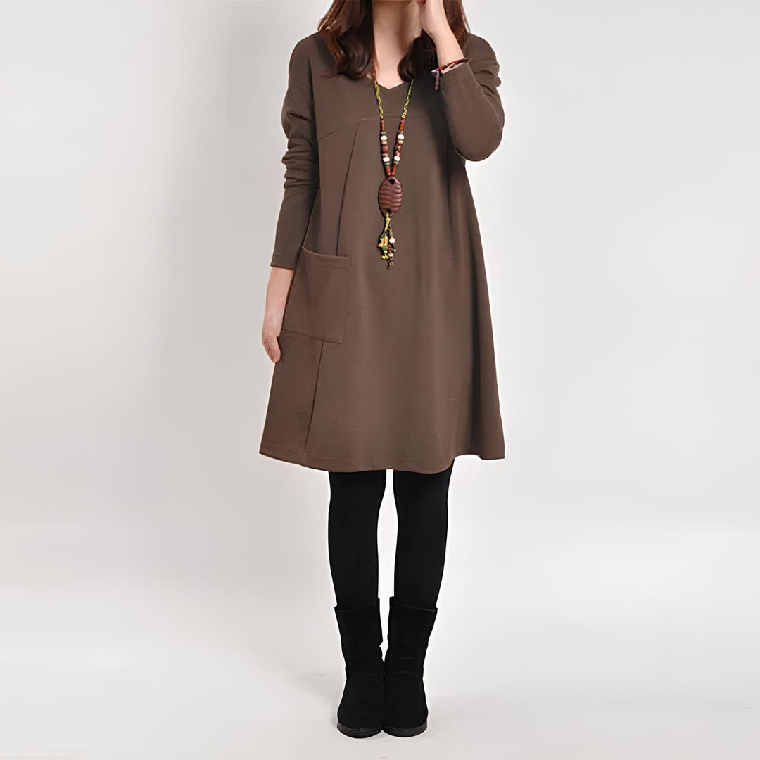 W&W Mode - Damen Elegantes Kleid, Stilvoll & Feminin Geschnitten
