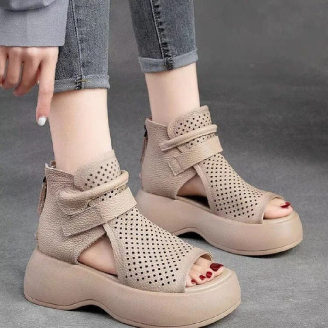 W&W Mode | Ledersandalen Für Orthopädische Bedürfnisse