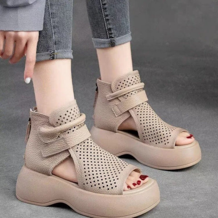 W&W Mode | Ledersandalen Für Orthopädische Bedürfnisse