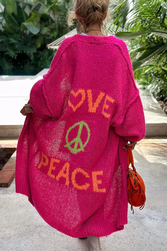 W&W Mode | PEACE MODISCHE STRICKJACKE