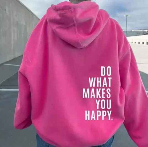 W&W Mode - Damen Hoodie - Lässiger Streetstyle mit Schriftzug