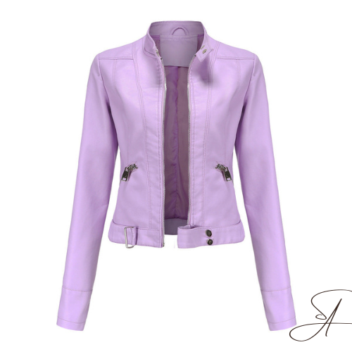 W&W Mode Elegante Lederjacke