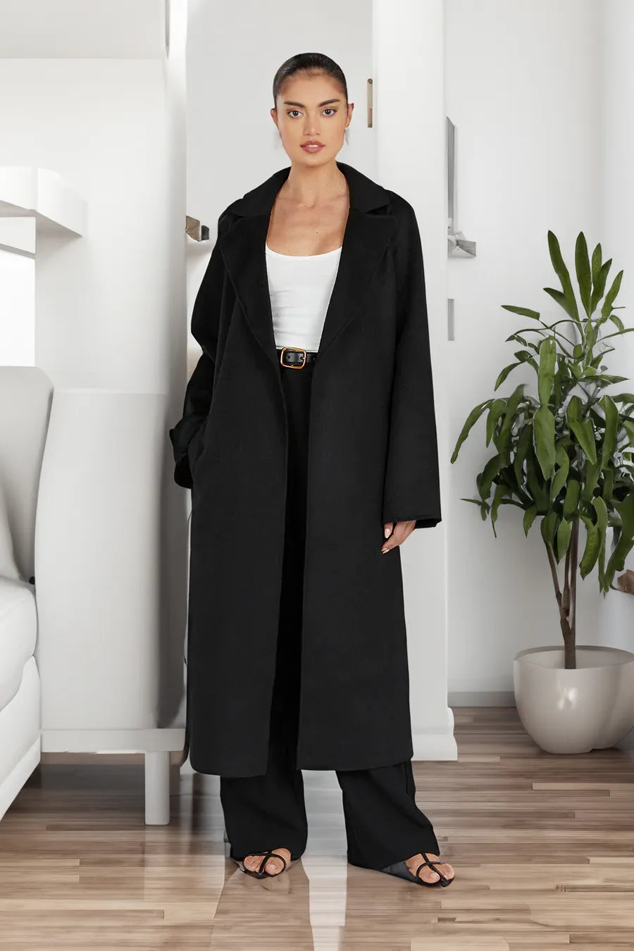 W&W Mode Trenchcoat | Stilvoller langer Damen-Trenchcoat im Oversize-Stil