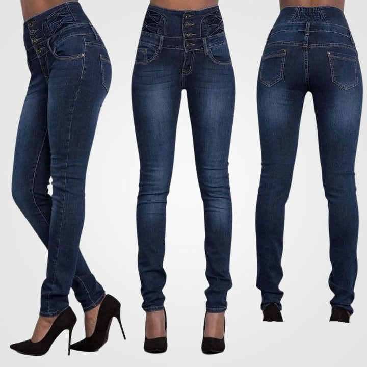W&W Mode – Komfort-Denim-Jeans