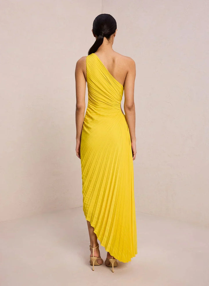 W&W Mode | One Shoulder Maxikleid