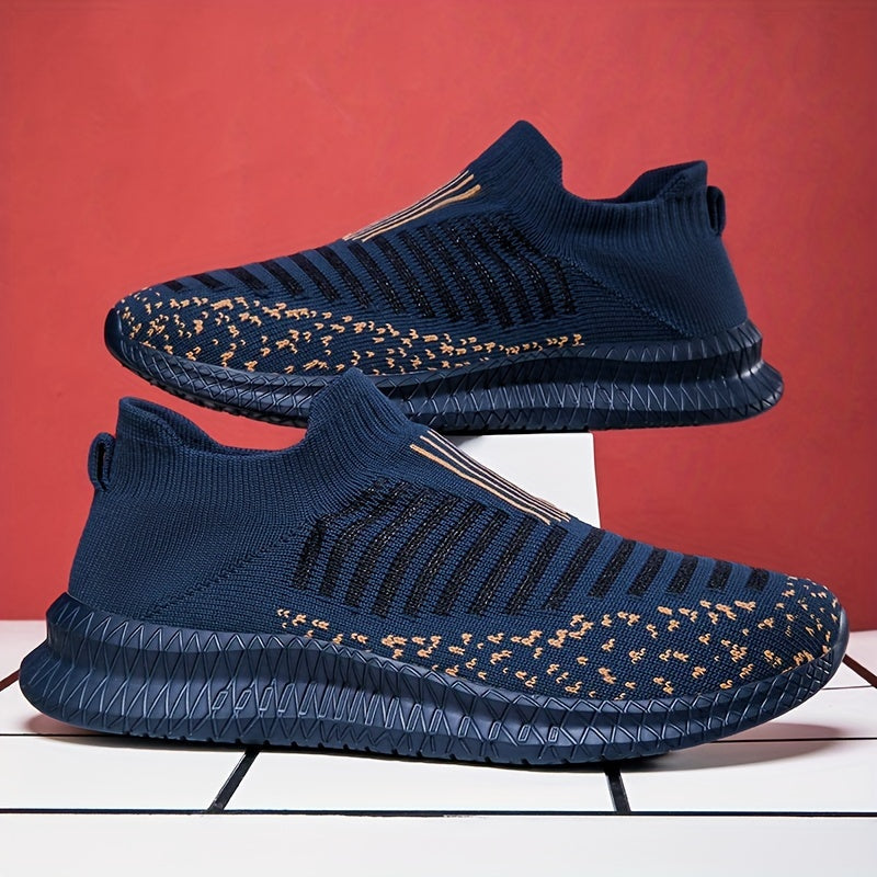 W&W Mode | Atmungsaktive Slip-On-Sneaker mit Strick-Obermaterial