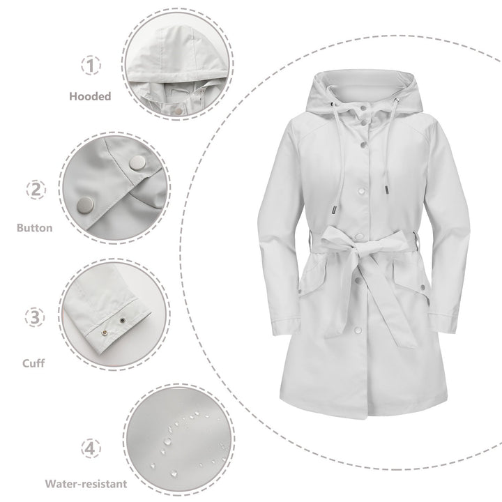 W&W Mode | Wasserdichter Trenchcoat
