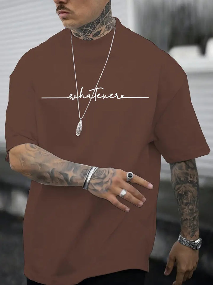 W&W Mode | Herren T-shirt Mit Rundhalsausschnitt