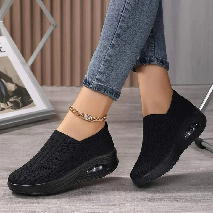 W&W Mode | Atmungsaktive Slip on Sneaker Mit Ergonomischer Sohle Für Damen