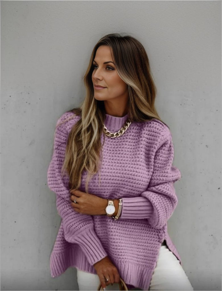 W&W Mode Pullover | Weicher Gestrickter Pullover für Damen