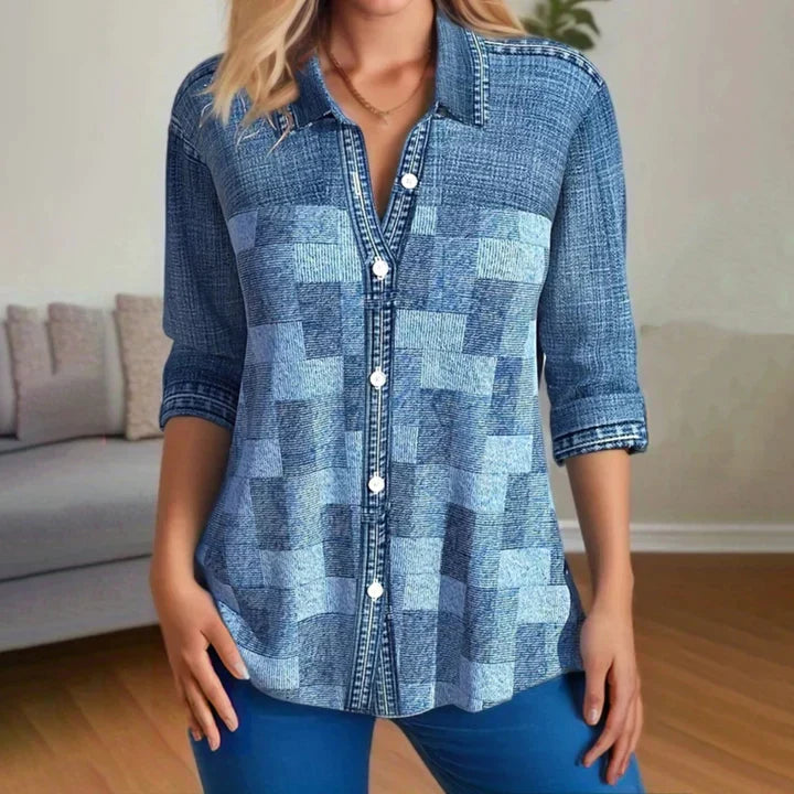W&W Mode - Vintage-Karobluse
