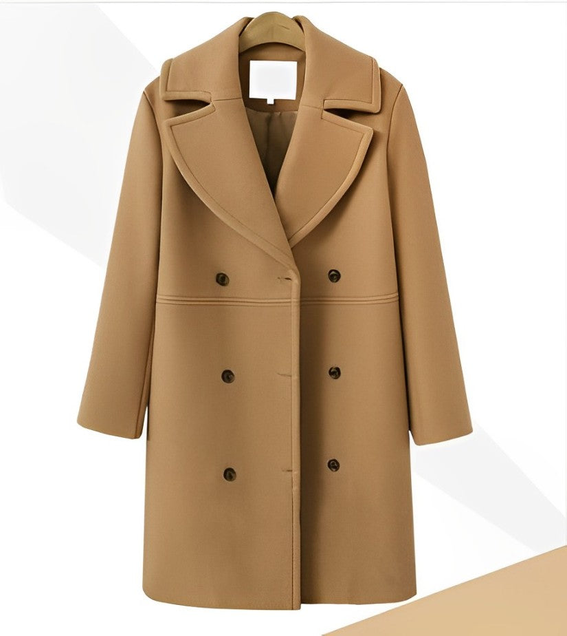 W&W Mode | Warmer Und Langer Woll|Trenchcoat