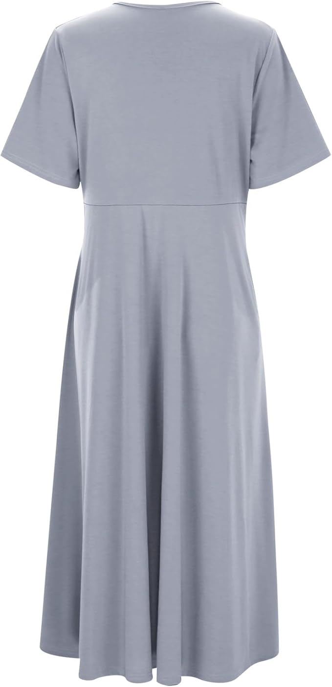 W&W Mode | Crossover Midikleid für Damen