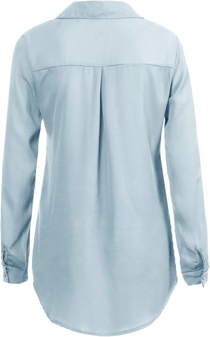 W&W Mode - Elegante Chiffonbluse für Frauen