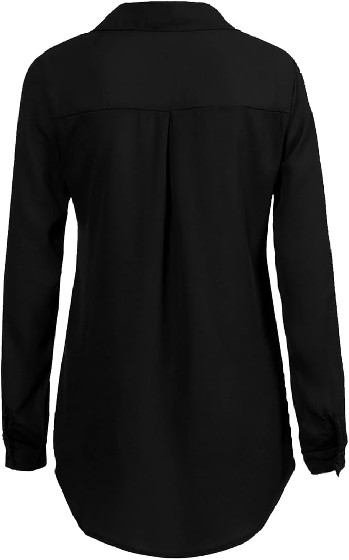 W&W Mode - Elegante Chiffonbluse für Frauen